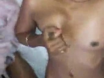 Sexy desi girl blindfold fucking with loud moaning