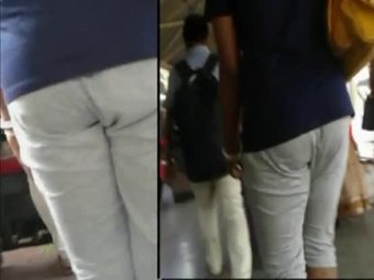 A SEXY ASS AT HOWRAH STATION