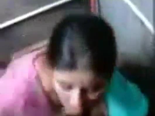Punjabi girl komal giving hot blowjob in toilet and making her boyfriend